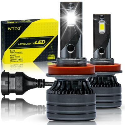 New T8 LED Headlight Bulb Light H4 H7 Car LED Headlamp 65W 10000LM H11 9005 9006 H1 LED Canbus Headlight Kit