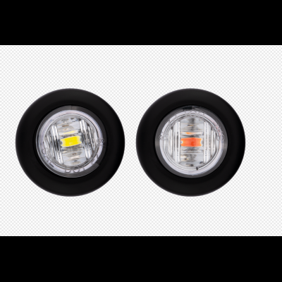 factory wholesale led truck lights 0.75 3/4 inch round led side trailer truck signal lights