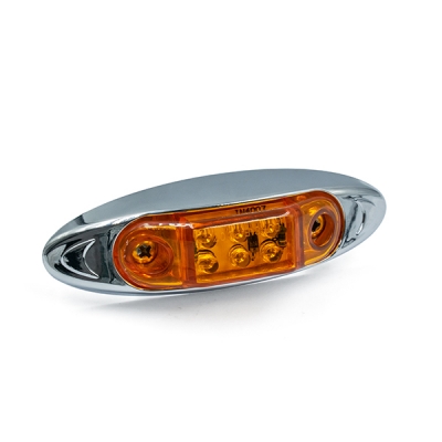 Auto External Lights 12/24V Amber Red for Car Bus Truck Marker Indicator Signal Trailer Light Rear Side Lamp