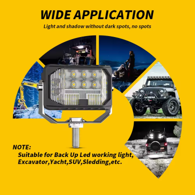 4 Inch led working light 9-80V truck led lights accessories auto lamp led light bar
