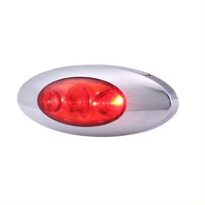 led Lamp Car Indicator Stop Rear Tail Light Side Light For Cars/Trucks/Trailers/Boats/Buses 3.5 Inch 3 Led 24V